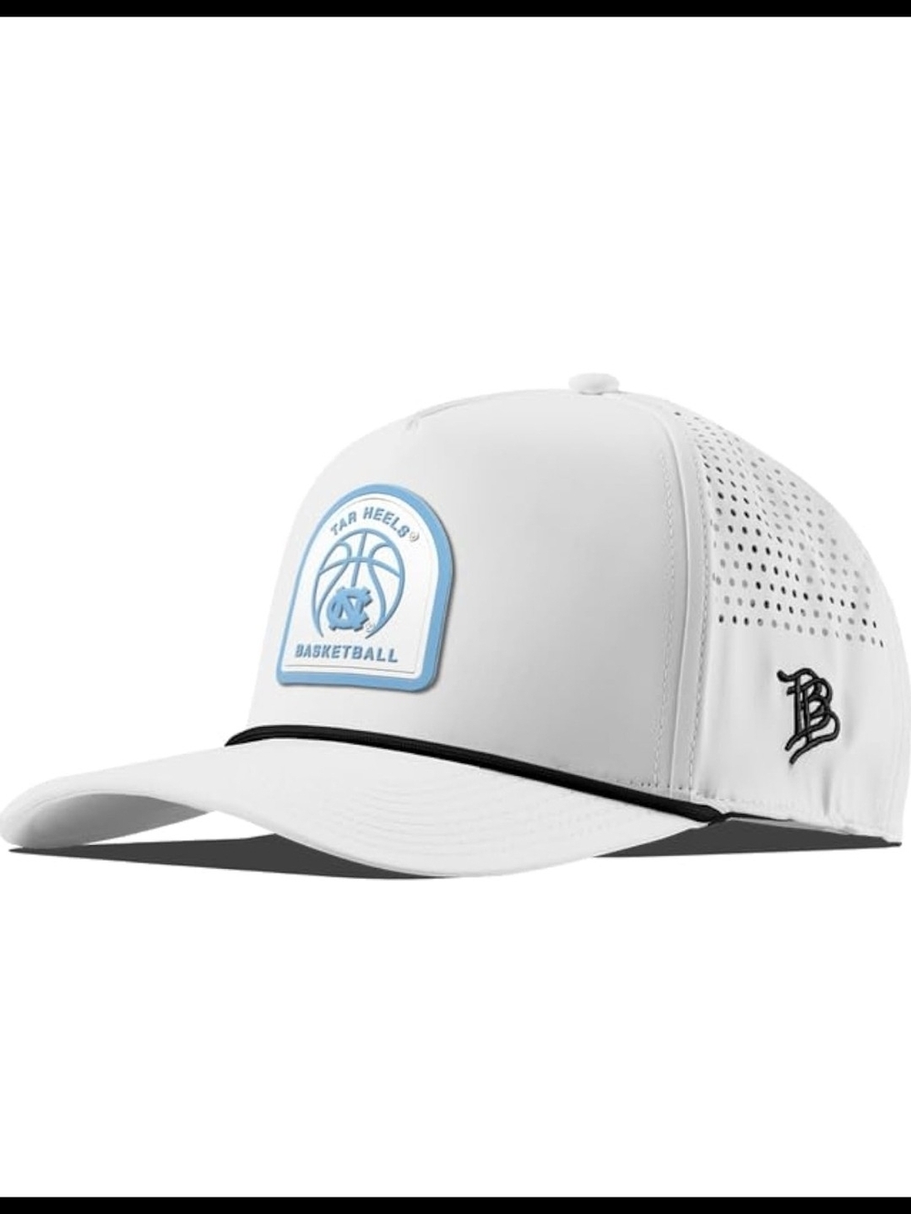 White Basketball Patch Trucker Hat